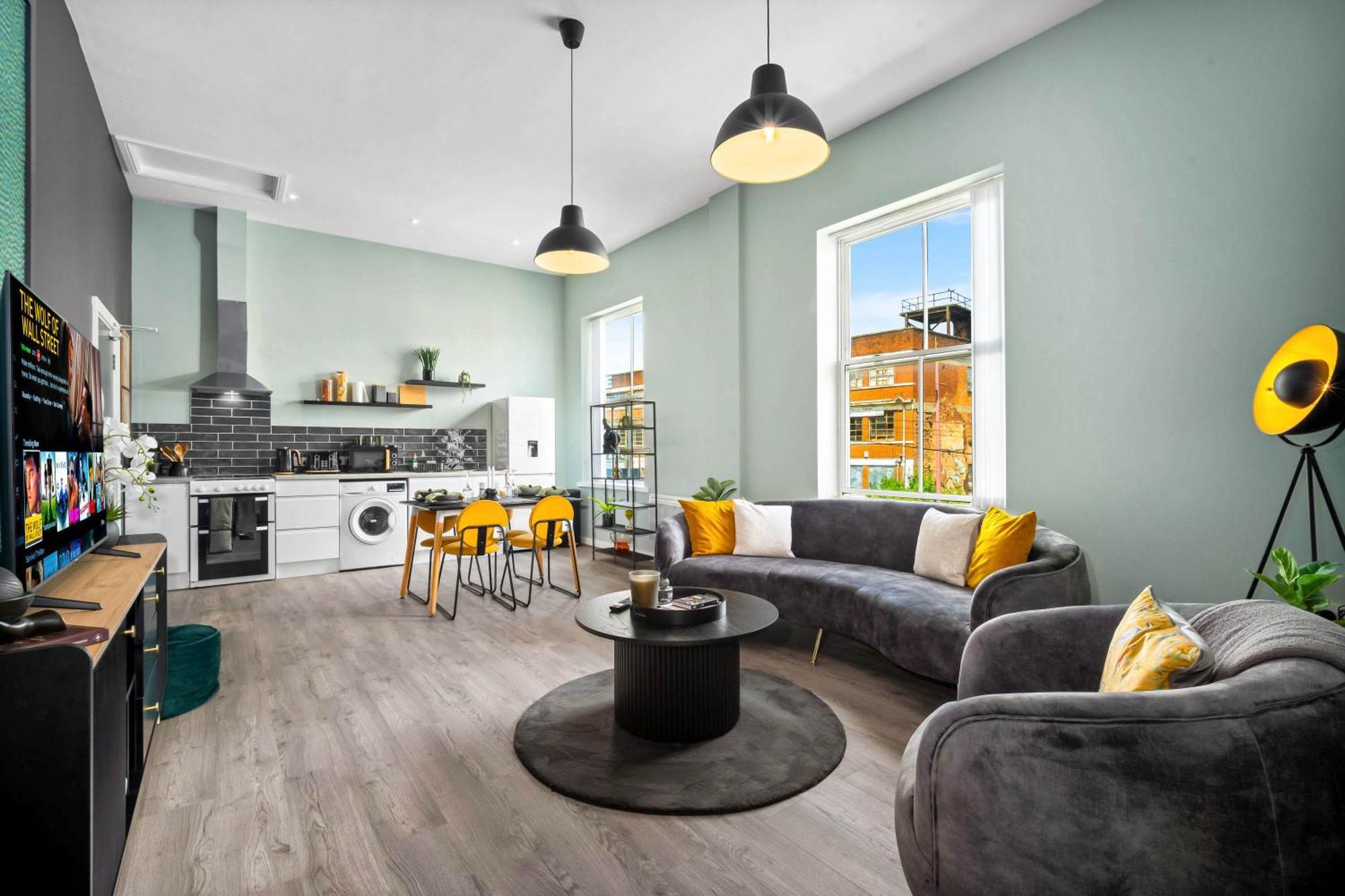 Stylish Near Centre - Secure Parking 1sh Appartement *